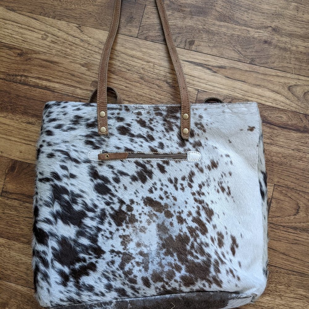 Myra Bag Largish LEATHER & HAIR ON BAG